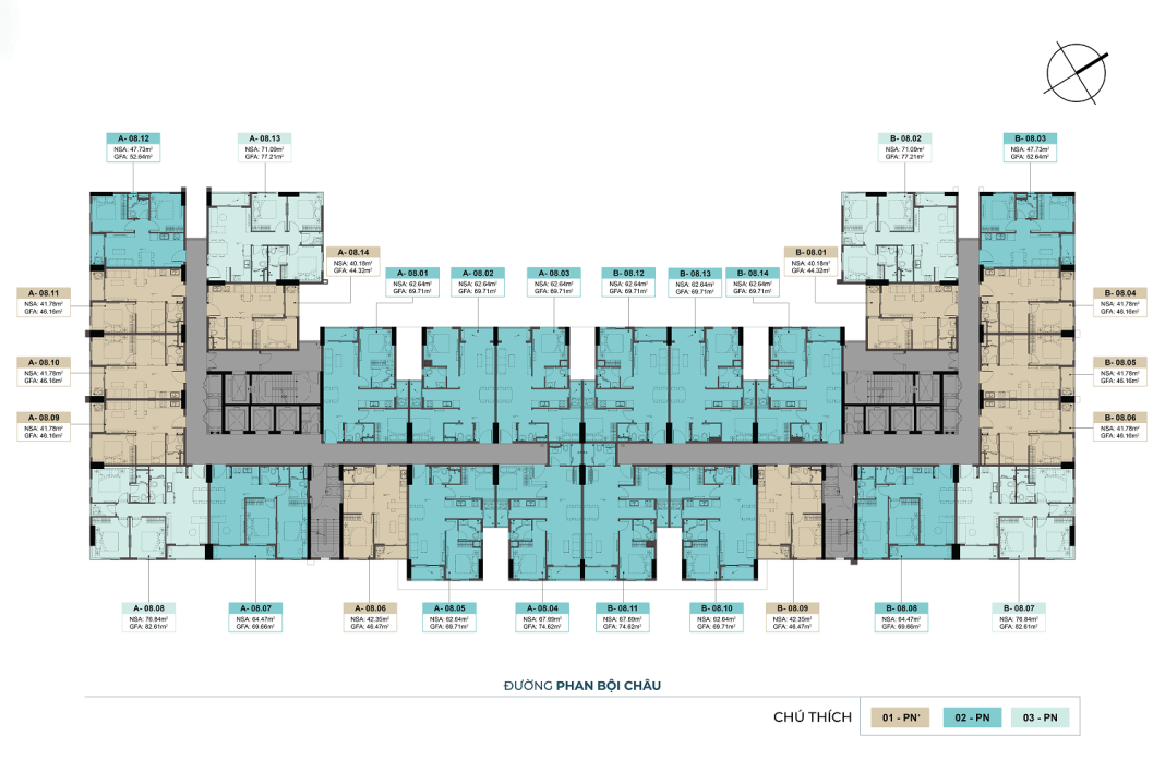 Mặt bằng căn hộ