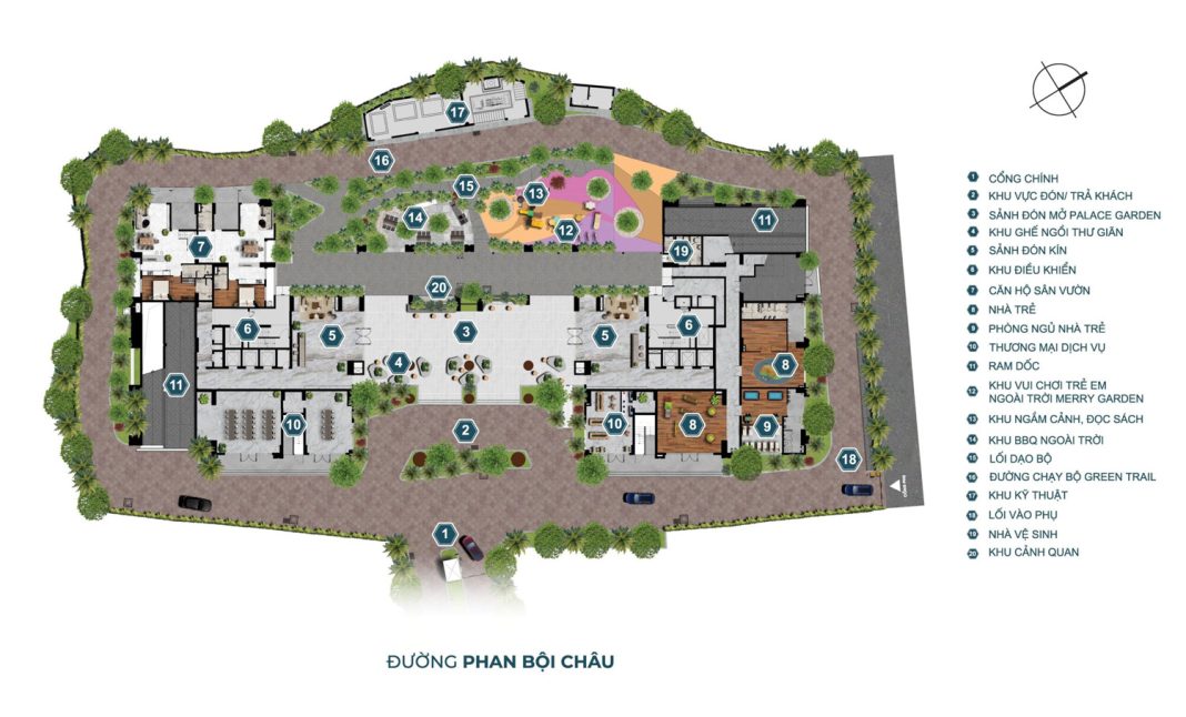 Mặt bằng tiện ích