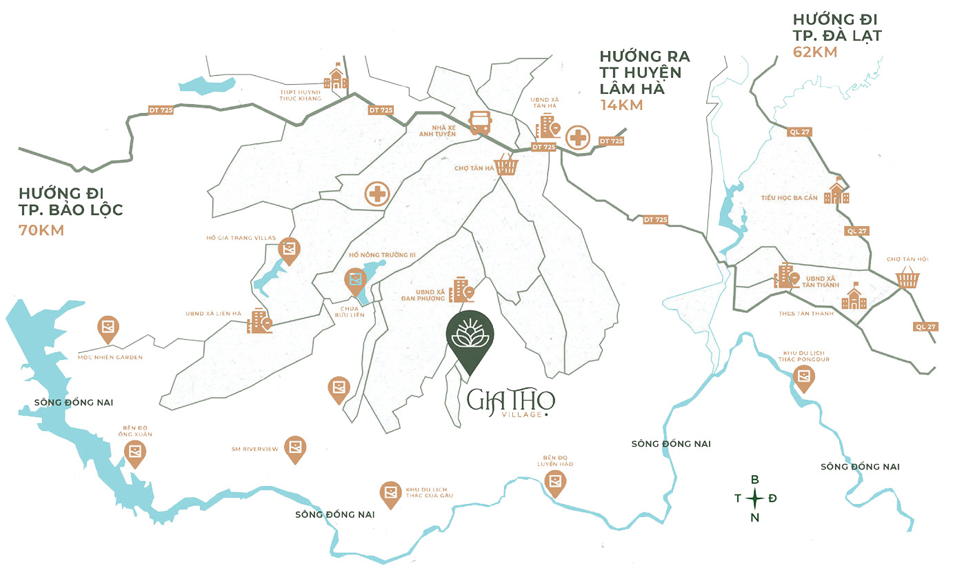 Vị trí dự án Gia Thọ Village