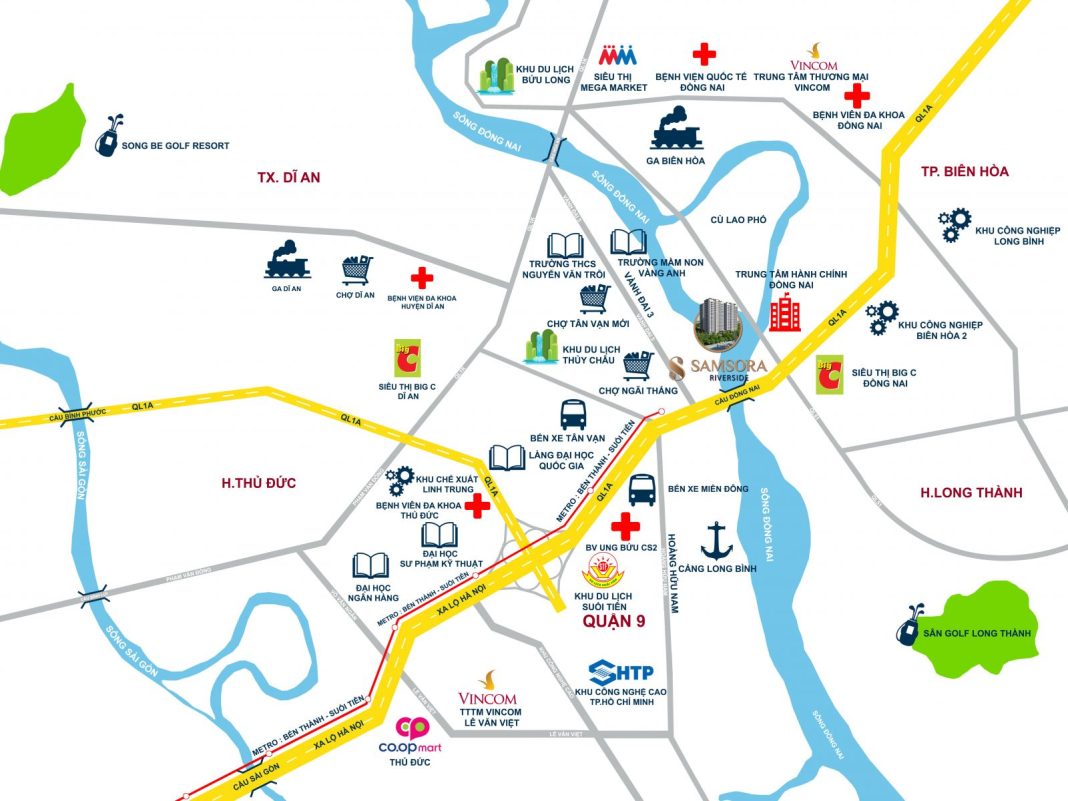 Vị trí Samsora Riverside