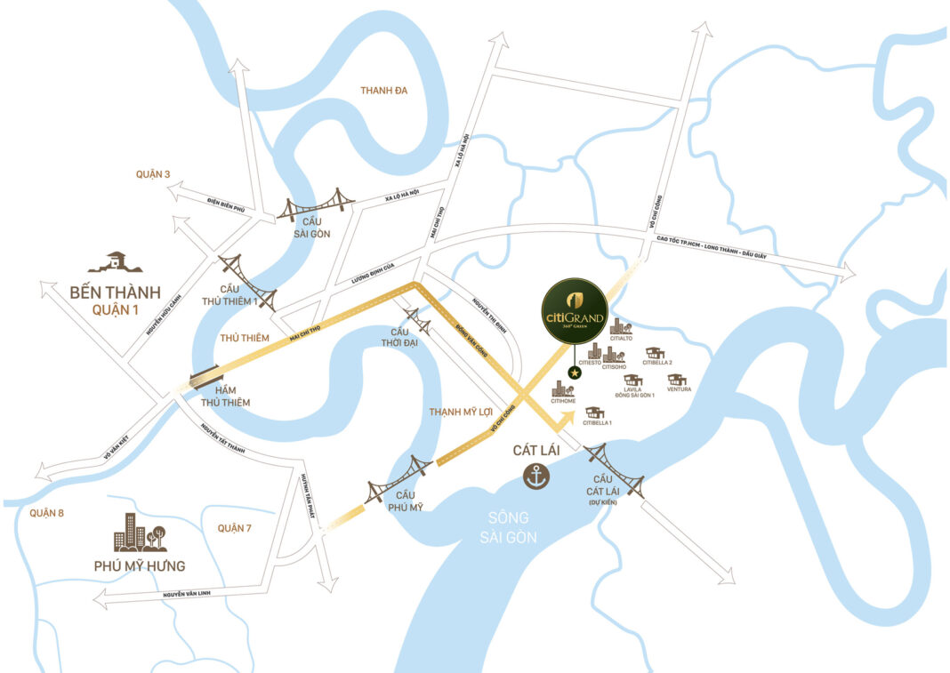 Vị trí Citi Grand Vị trí Citi Grand