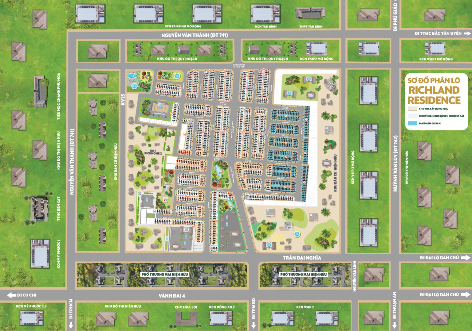 Mặt bằng Richland Residence