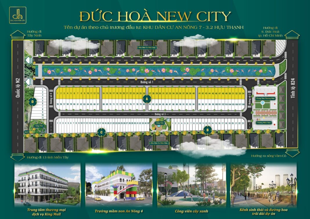 Mặt bằng Đức Hòa New City Mặt bằng Đức Hòa New City