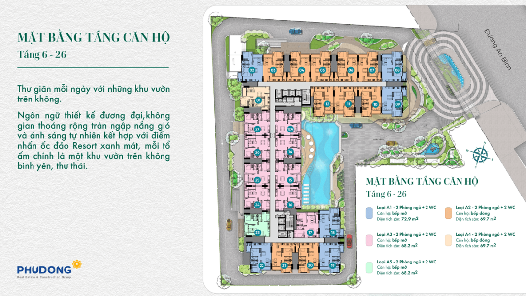 Mặt bằng Phú Đông Sky Garden