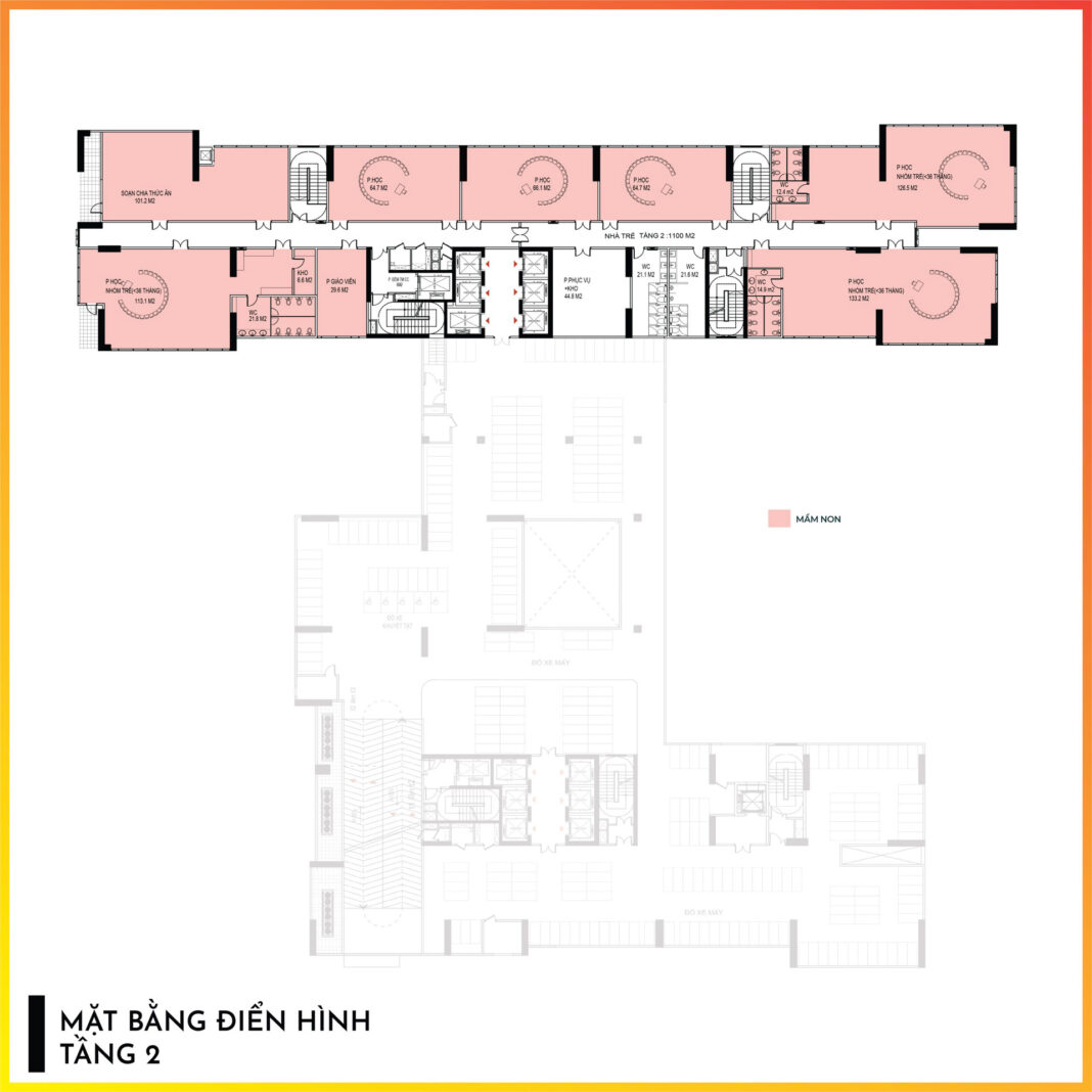 A&T Sky Garden mặt bằng tầng 2 A&T Sky Garden mặt bằng tầng 2