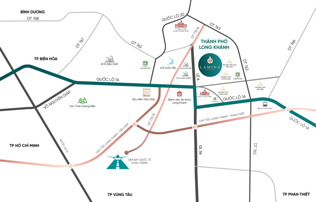 Vị trí Lamina Long Khánh Vị trí Lamina Long Khánh