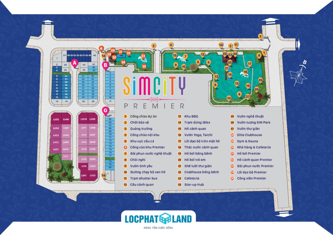 Mặt bằng tiện ích Mặt bằng tiện ích