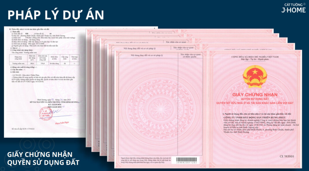 Sổ hồng Cát Tường J-Home Sổ hồng Cát Tường J-Home