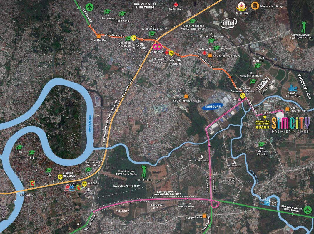 Vị trí Sim City Vị trí Sim City