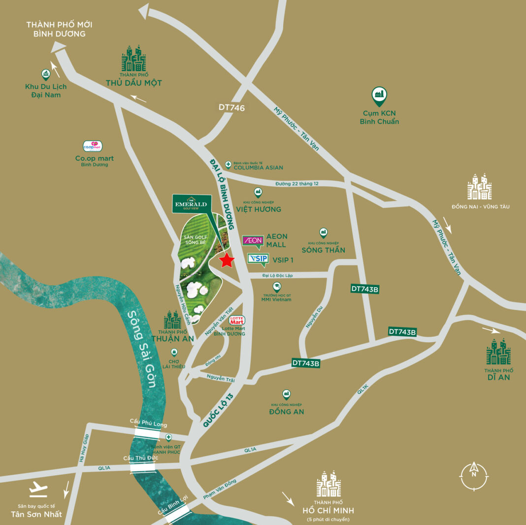 Vị trí The Emerald Golf View