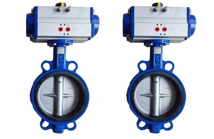 Van bướm khí nén DN300