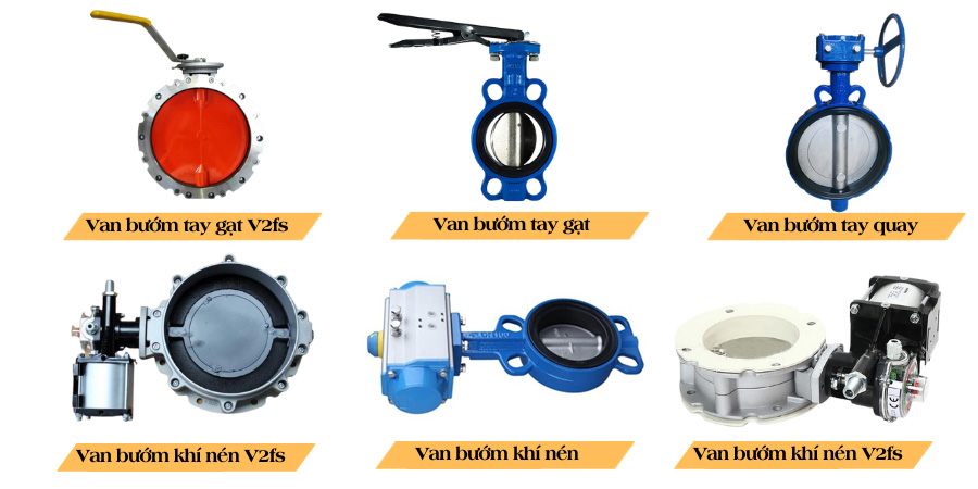 Van bướm khí nén xả nước