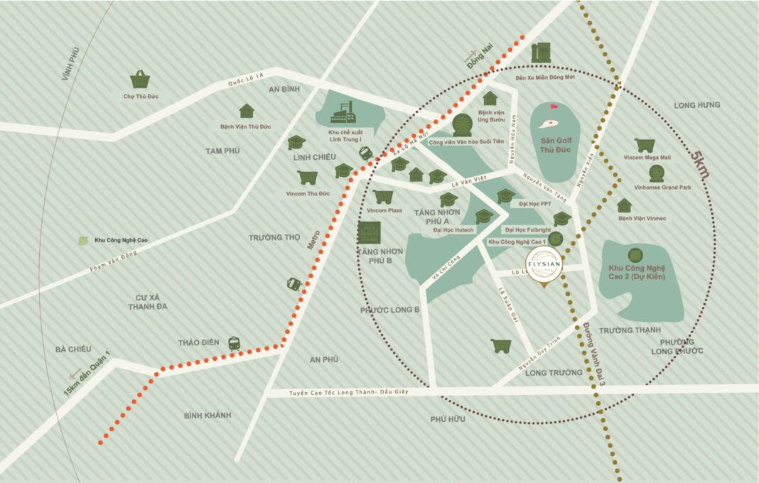 Vị trí dự án Elysian