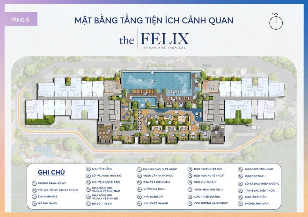The Felix mặt bằng tiện ích