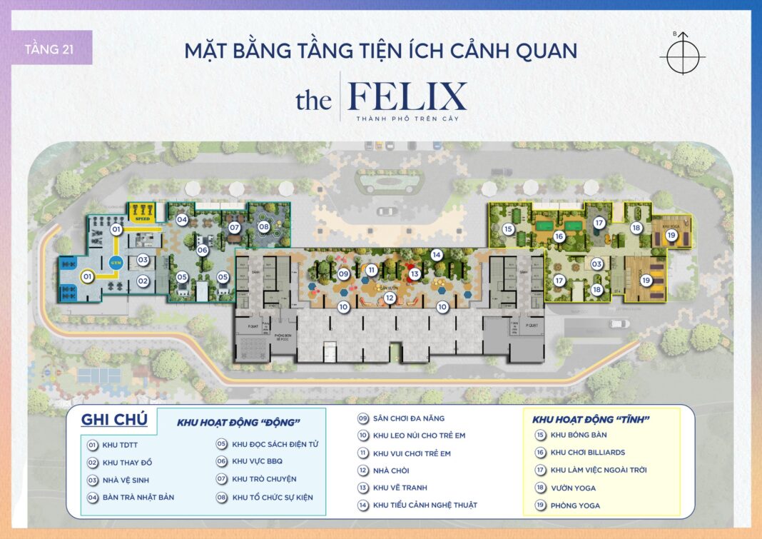 The Felix mặt bằng tiện ích