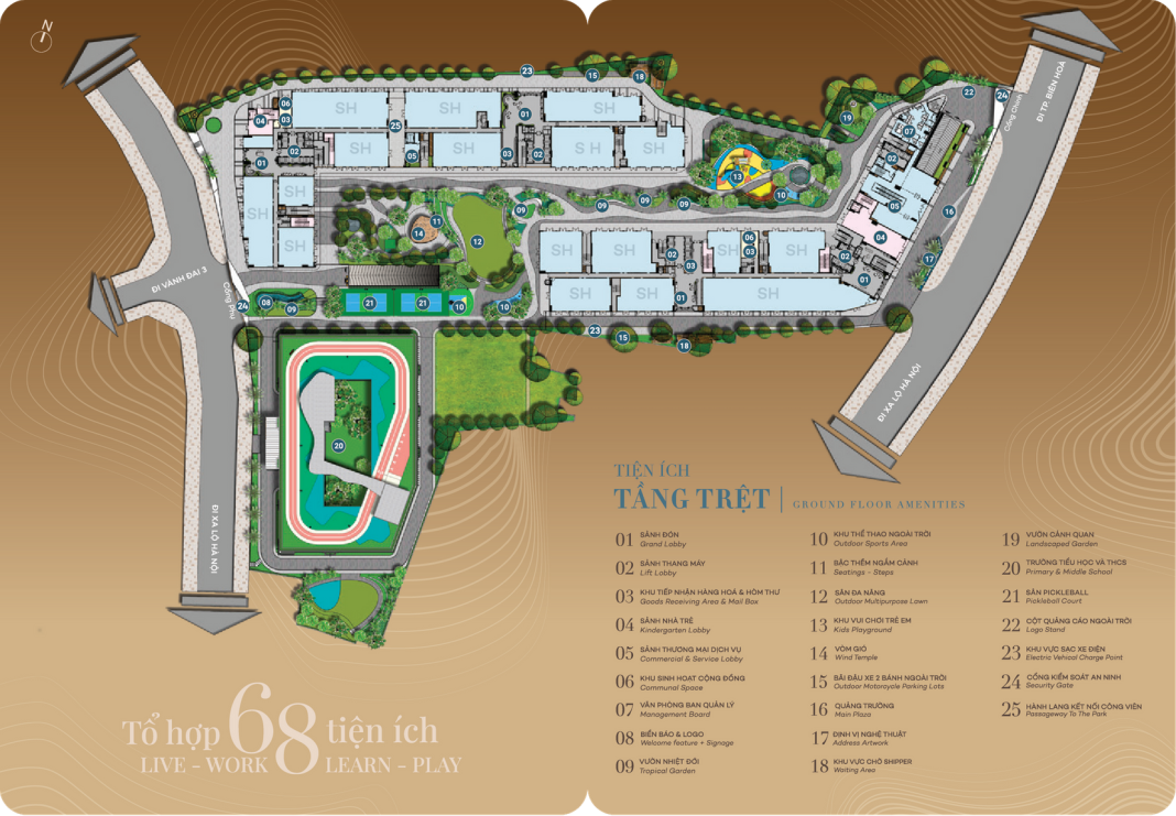 Mặt bằng tiện ích