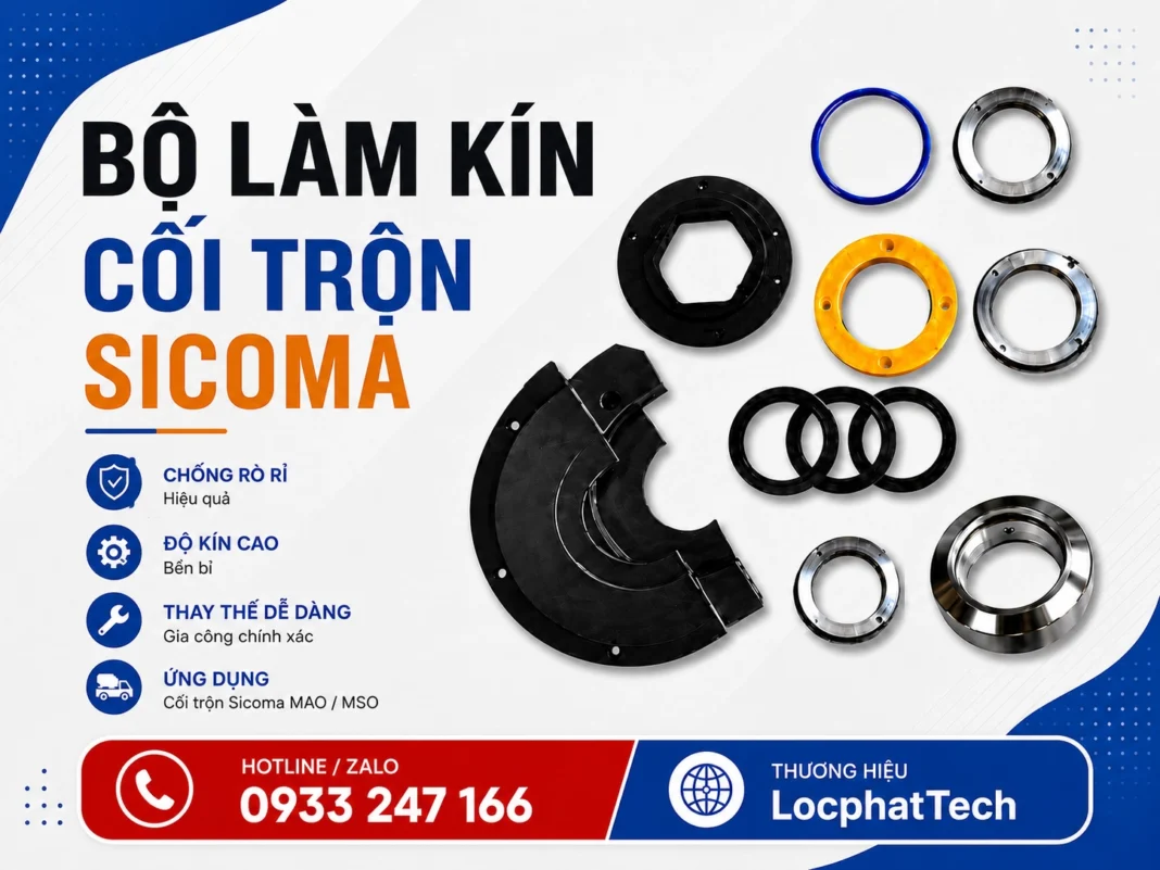 Bộ làm kín cối trộn Sicoma