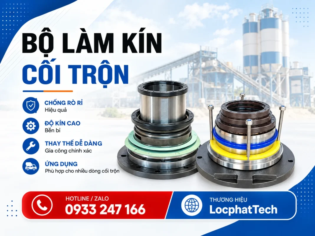 Bộ làm kín cối trộn